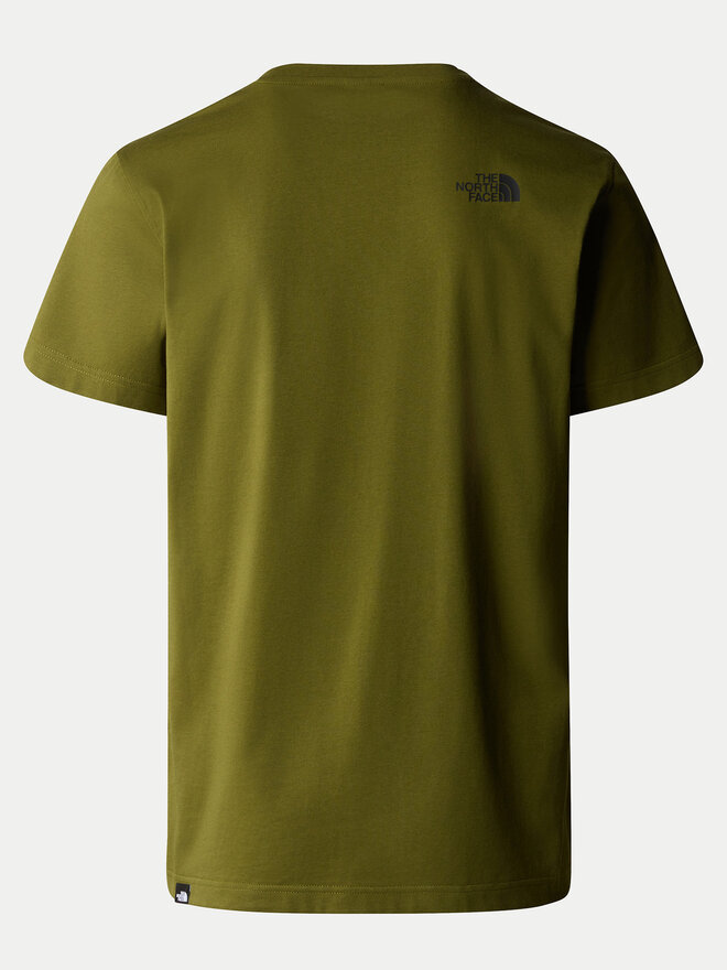The North Face The North Face Marškinėliai Simple Dome NF0A87NG Žalia Regular Fit