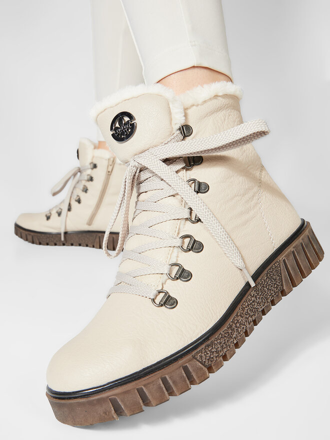 Rieker Schnürschuhe Rieker Y3432-60 Beige