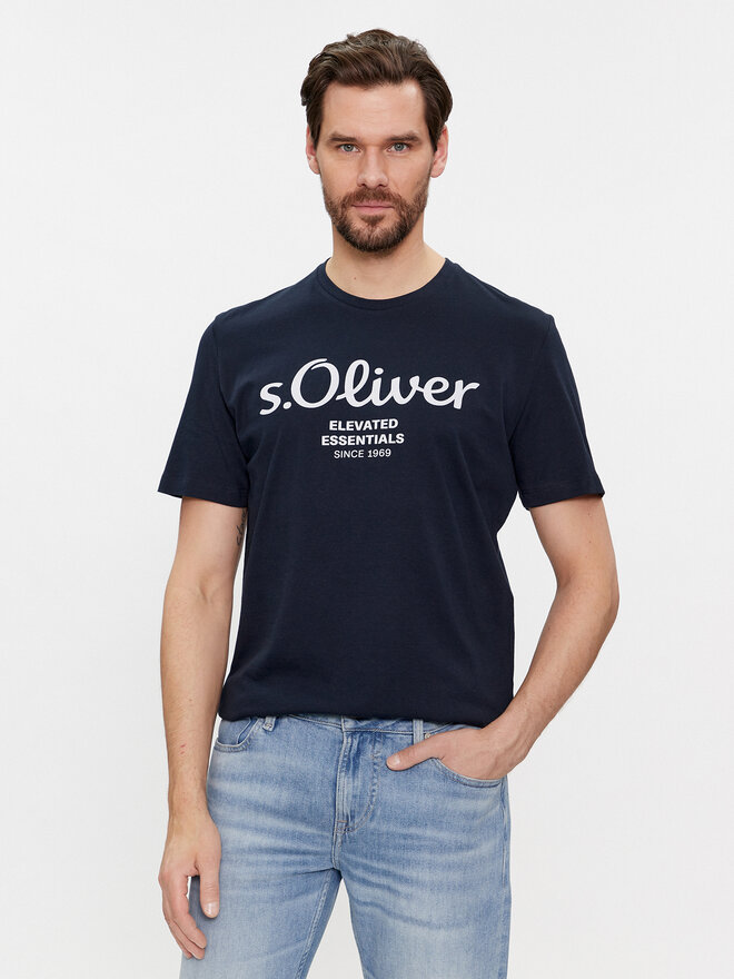 s.Oliver s.Oliver Marškinėliai 2139909 Mėlyna Regular Fit