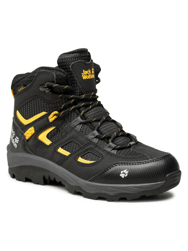 Jack Wolfskin Pārgājienu apavi Jack Wolfskin Vojo Texapore Mid K 4042181 Melns
