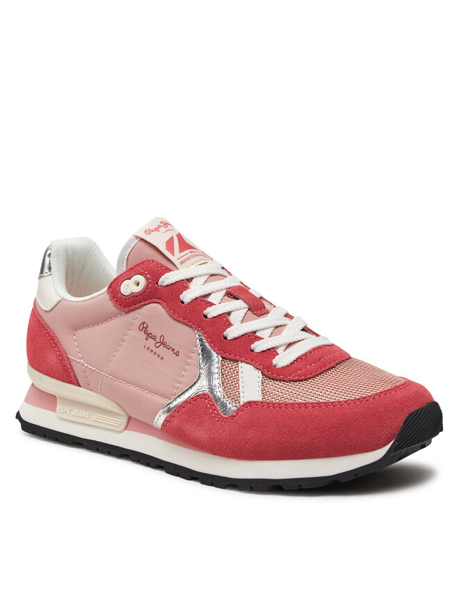 Pepe Jeans Снікерcи Pepe Jeans Brit Heritage W PLS31474 Рожевий