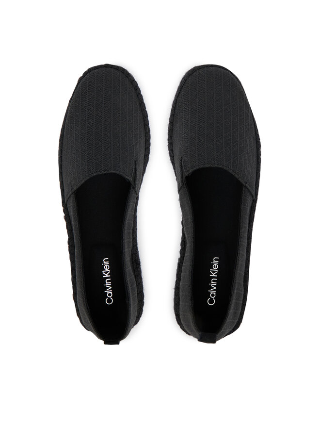 Calvin Klein Espadrilles Calvin Klein Espadrille Aop Cv HM0HM02231 Schwarz