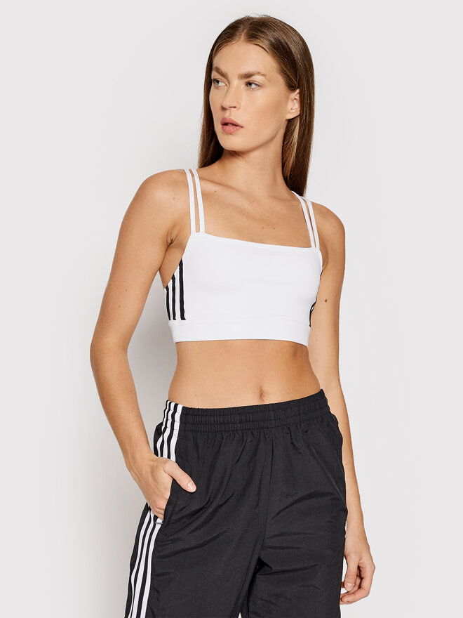 adidas adidas Σουτιέν τοπ adicolor Classics H37790 Λευκό