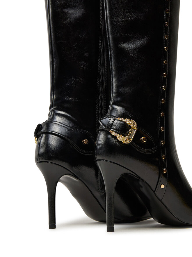 Versace Jeans Couture Kozačky Versace Jeans Couture Scarlett 77VA3S58 Černá