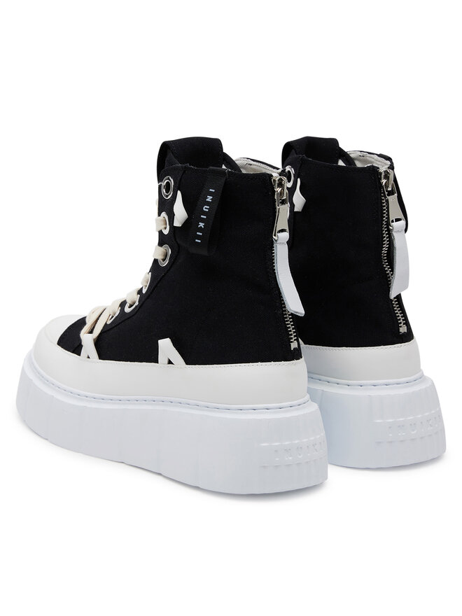 Inuikii Tornacipő Inuikii Matilda Canvas High 30103-025 Fekete
