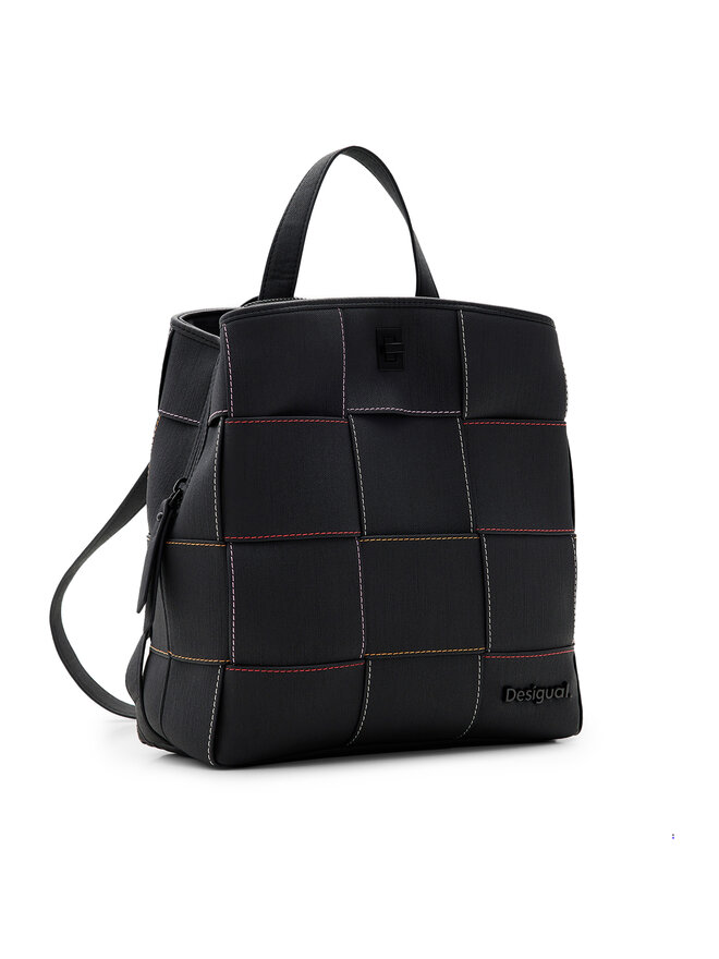Desigual Plecak Desigual Yoko Negro Sumy Mini 25SAKP35 Czarny
