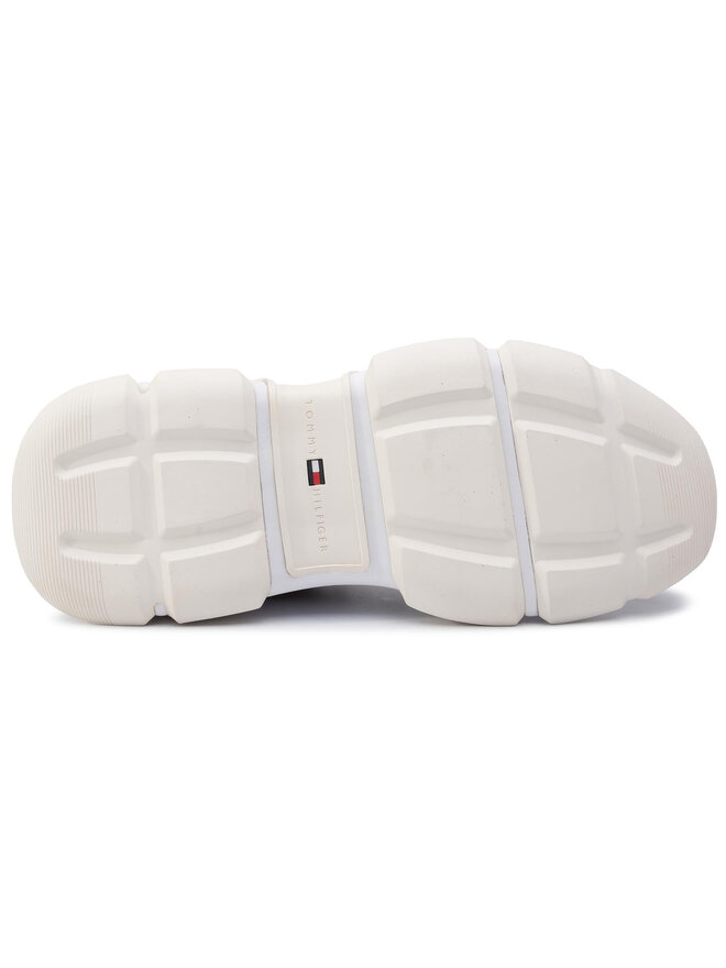 Tommy Hilfiger Sneakers Tommy Hilfiger Chunky Leather Runner FM0FM02474 Braun