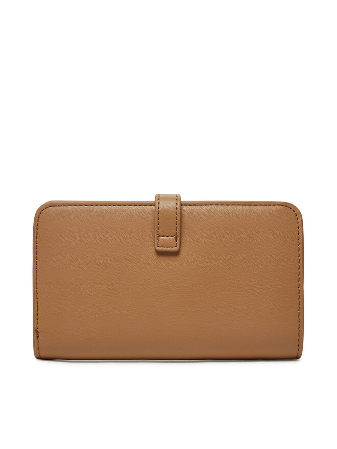 Tommy Hilfiger Mały Portfel Damski Tommy Hilfiger Th Heritage Med Wallet AW0AW17262 Brązowy