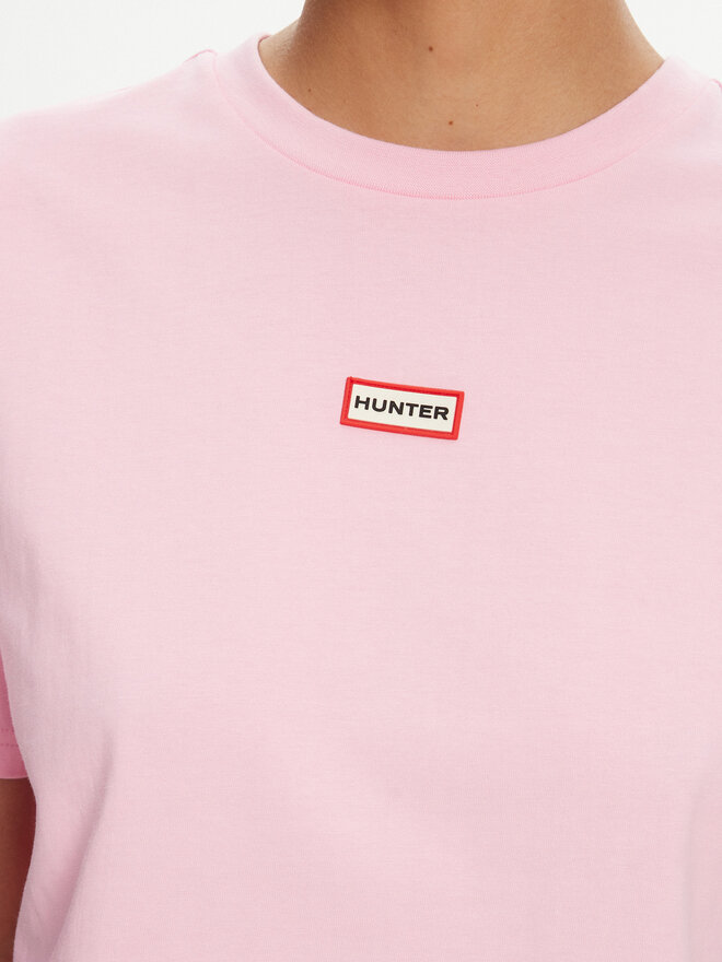 Hunter Hunter T-shirt Abby HARW0059251 Ružičasta Boxy Fit