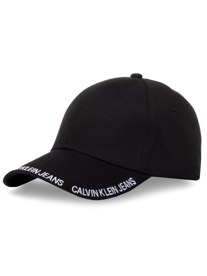 Calvin Klein Jeans Шапка с козирка Calvin Klein Jeans Ckj Visor Logo Cap W K60K606630 Черен