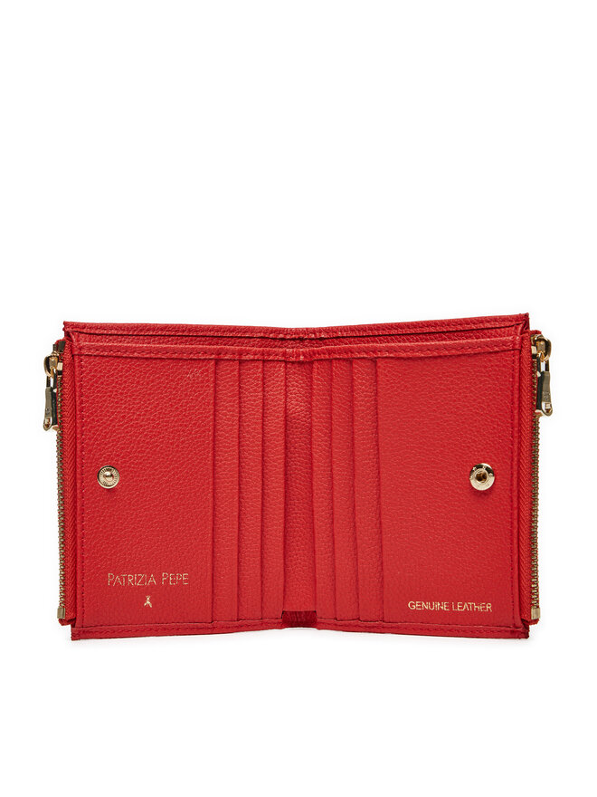 Portafoglio piccolo da donna Patrizia Pepe CQ8732 L001 R835 Rosso escarpe