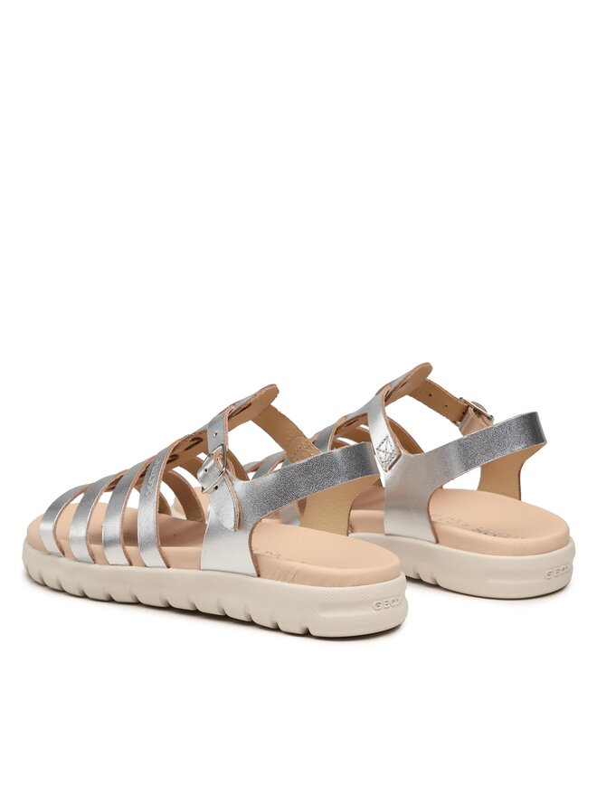 Geox Szandál Geox J Sandal Soleima Gir J35GSB000CFC1007 D Ezüst