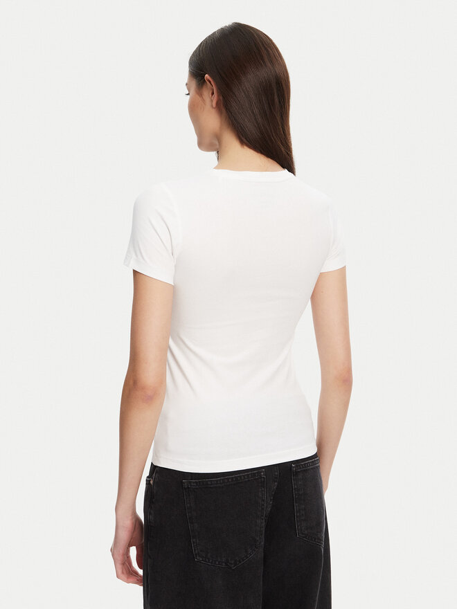 Guess Jeans Guess Jeans Marškinėliai W4YI04 J1314 Balta Regular Fit