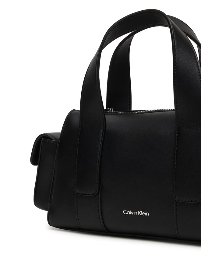 Calvin Klein Handtasche Calvin Klein Webbing Strap Pocket Bag LV04F3291G Schwarz