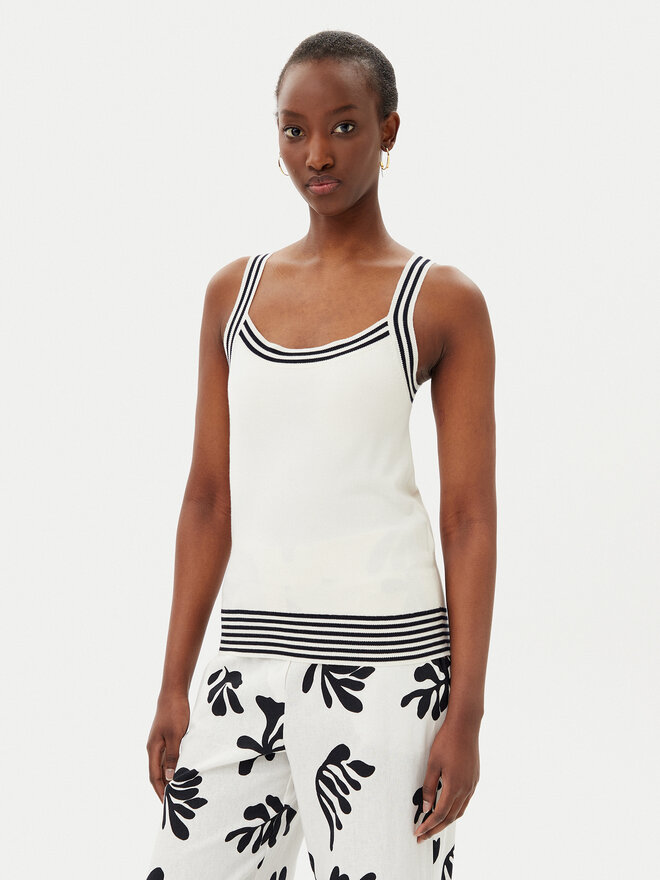 Marella Marella Τοπ Germana 2515361061 Εκρού Slim Fit
