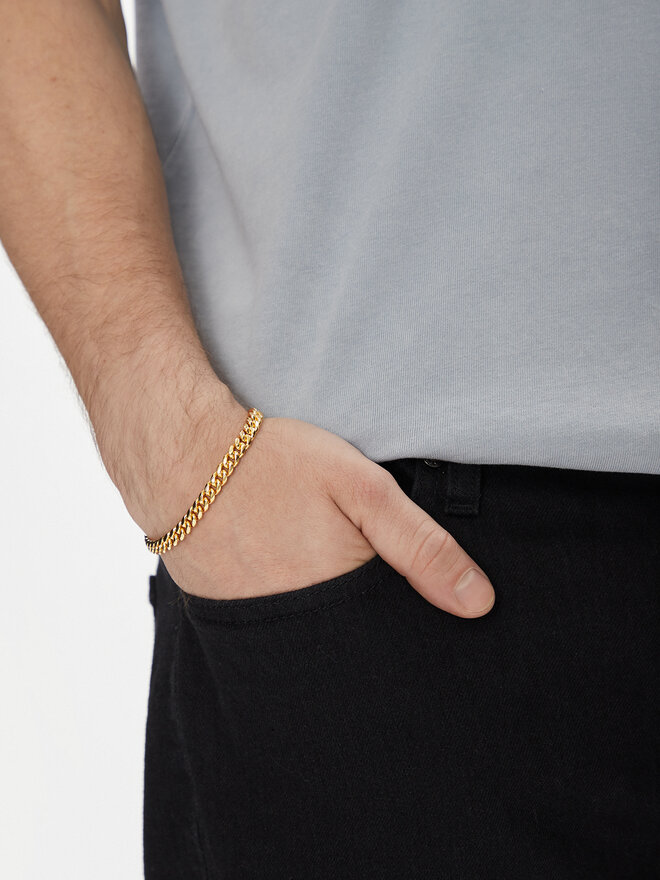 ICED STUFF Bracciale ICED STUFF Miami Cuban Link Oro