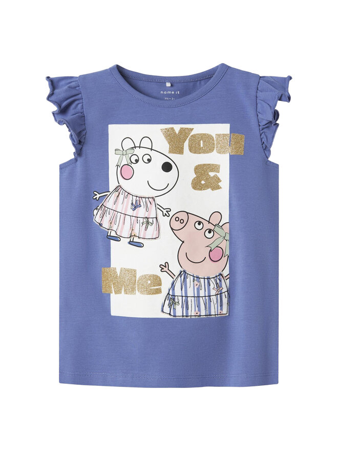 NAME IT NAME IT Top Peppa 13242959 Modra Regular Fit