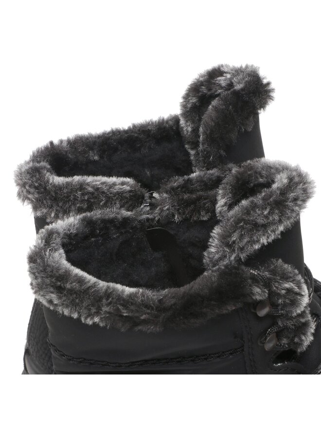 Rieker Schnürschuhe Rieker L7742-00 Schwarz