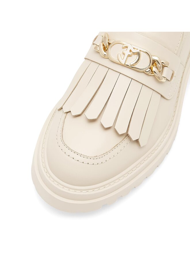 Eva Minge Loafersy Eva Minge ANGE-1018 Beżowy