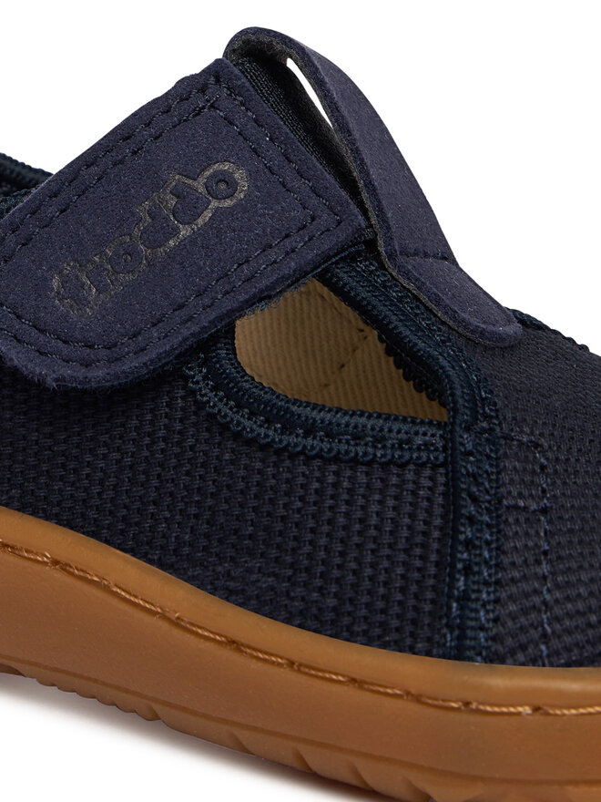 Froddo Тапочки Froddo Barefoot Canvas T-Bar G1700439 M Cиній
