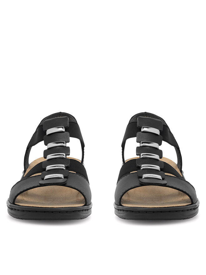 Rieker Sandalen Rieker 64580-00 Schwarz