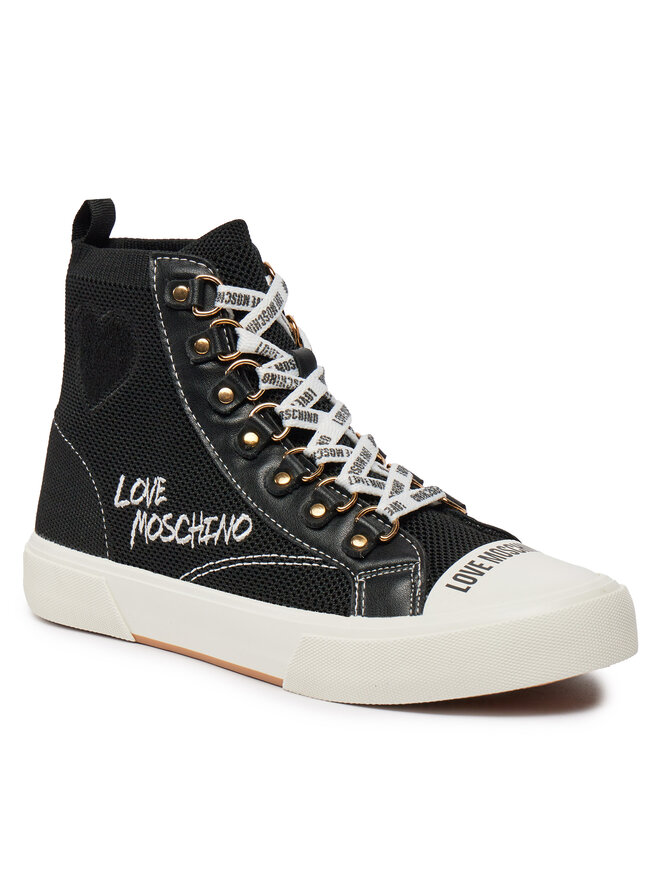 Кеди LOVE MOSCHINO JA15142G1IIY000A Чорний | evzuttya.com.ua