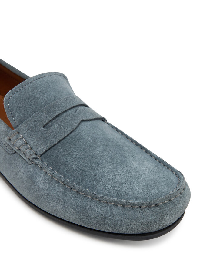 Tommy Hilfiger Мокасини Tommy Hilfiger Casual Hilfiger Suede Driver FM0FM04998 Сив
