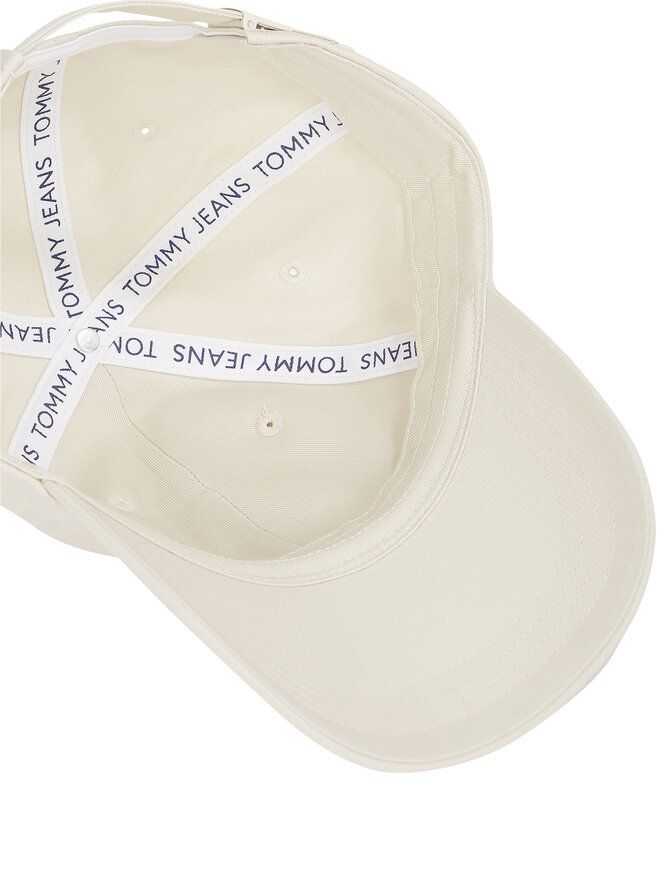 Tommy Jeans Czapka z daszkiem Tommy Jeans Tjw Heritage Plaque Cap AW0AW16986 Écru