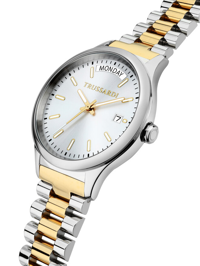Trussardi Zegarek Trussardi R2453170502 Srebrny