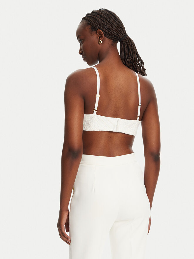 Elisabetta Franchi Elisabetta Franchi Bralette-BH RG00252E2 360 Weiß Slim Fit