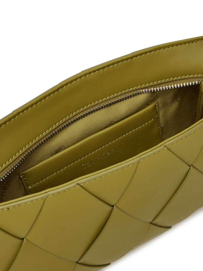 Calvin Klein Сумка Calvin Klein Ck Woven Elongated Shoulder Bag K60K612992 Зелений