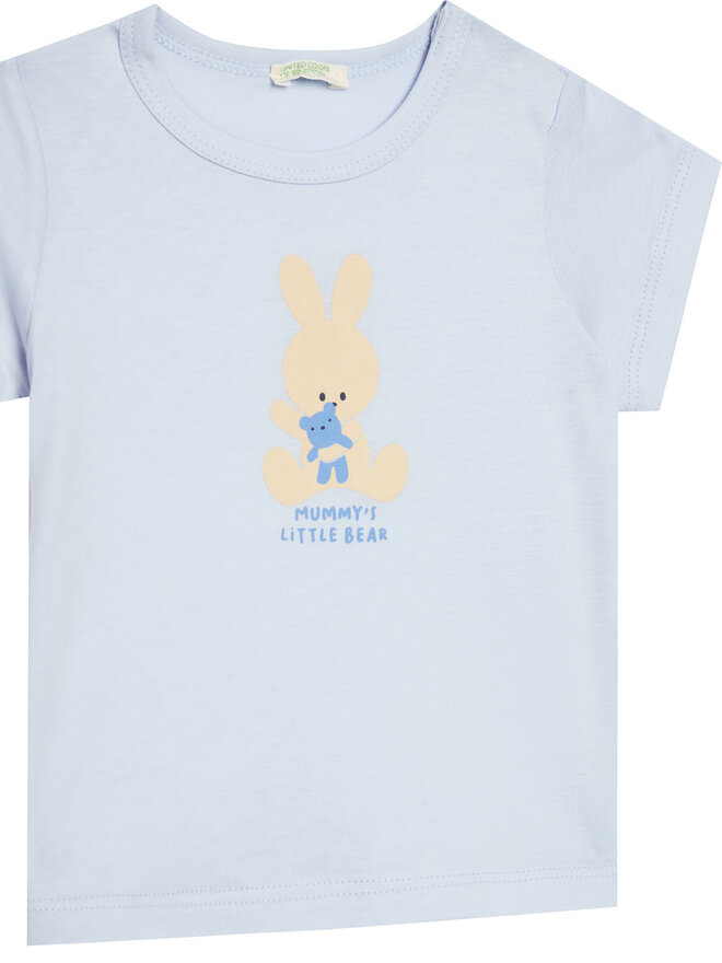 United Colors Of Benetton United Colors Of Benetton T-Shirt 3I1XA1067 Blau Regular Fit