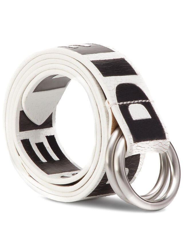 Diesel Чоловічий ремінь Diesel B-Letter X06039 PS919 Білий