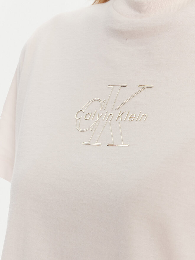Calvin Klein Jeans Calvin Klein Jeans Camiseta Classic Monologo LV047D873G Rosa Regular Fit