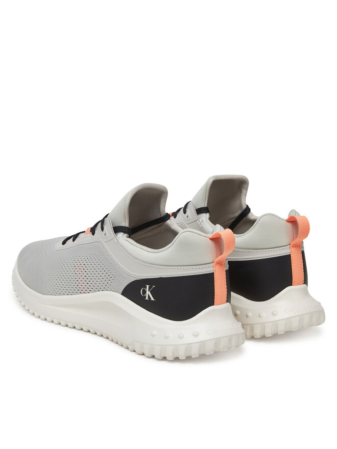 Calvin Klein Jeans Сникърси Calvin Klein Jeans Eva Runner Tech Knit YM0YM01293 Сив