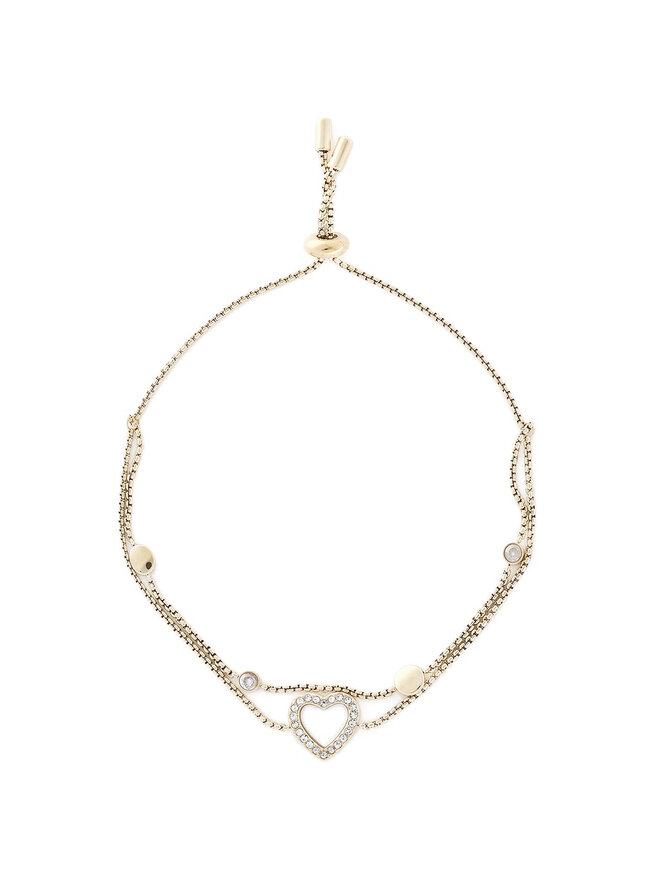 Fossil Armband Fossil Elegant Hearts JF03216710 Goldfarben