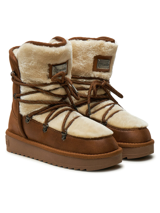 D.Franklin Schneeschuhe D.Franklin Nordic Trk Fur DFSH370005 Braun