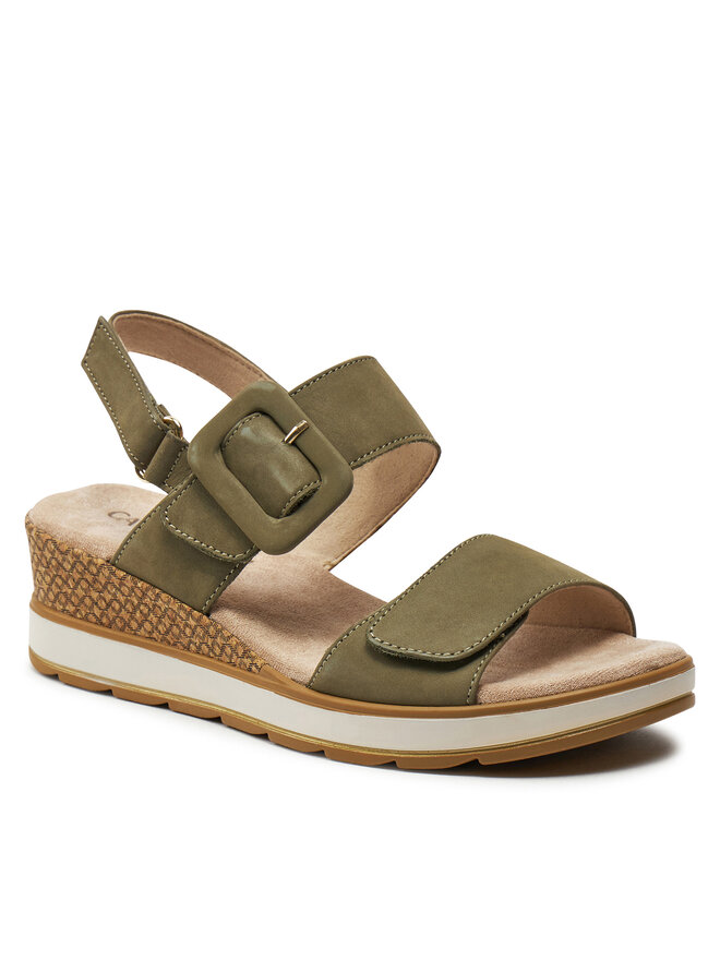 Caprice Sandały Caprice 9-28753-42 Khaki