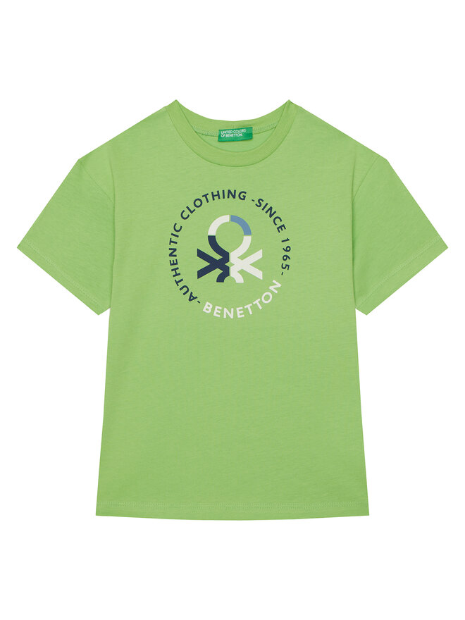 United Colors Of Benetton United Colors Of Benetton T-Shirt 3I1XC10N3 Grün Regular Fit