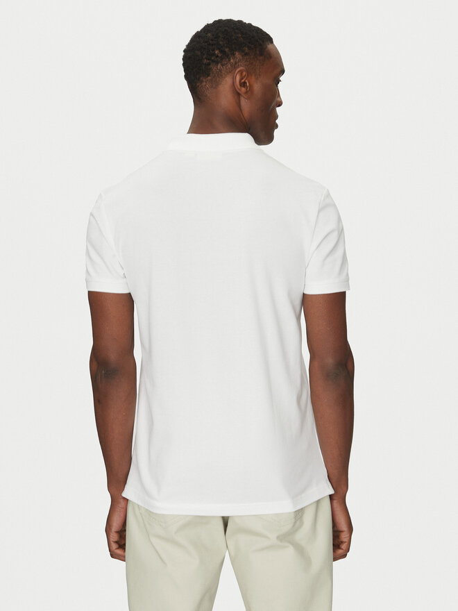 Calvin Klein Jeans Calvin Klein Jeans Поло Monologo J30J325664 Білий Regular Fit