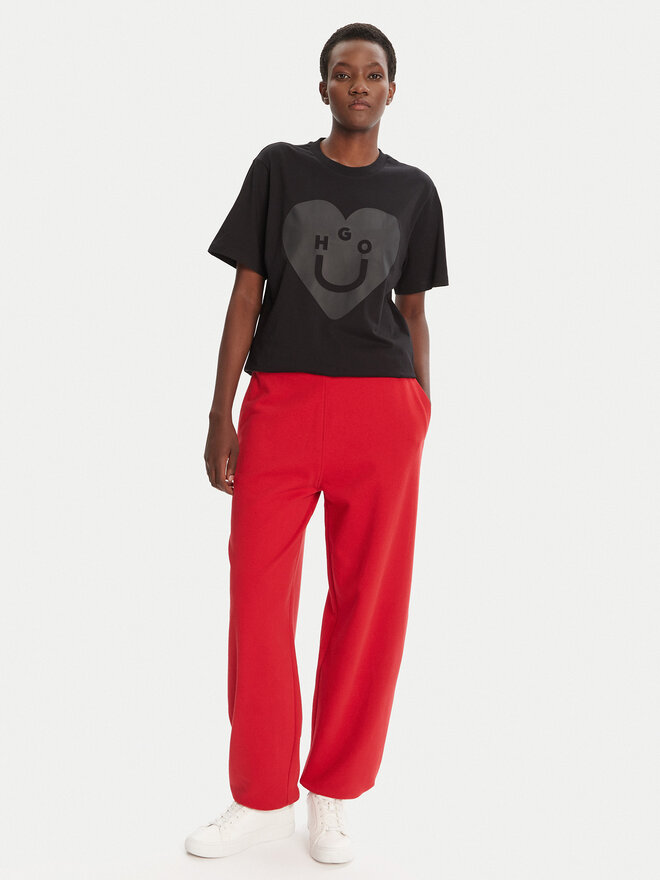 HUGO HUGO Camiseta Vintage 50545053 Negro Loose Fit