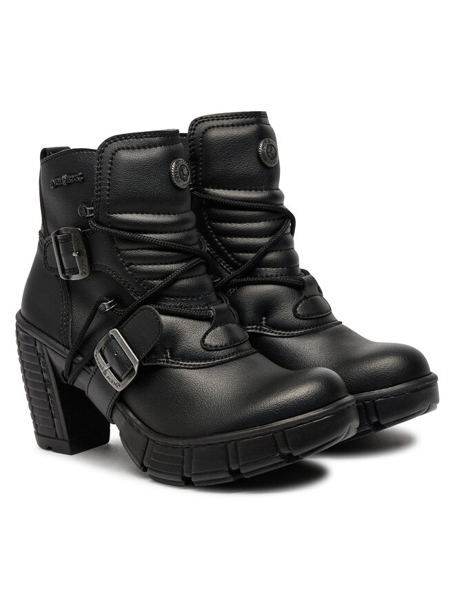 NEW ROCK Schnürschuhe NEW ROCK M-TRCASCO004-V2 Schwarz