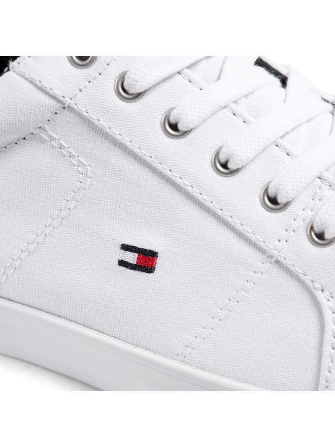 Tommy Hilfiger Zapatillas Tommy Hilfiger Iconic Long Lace Sneaker FM0FM01536 Blanco