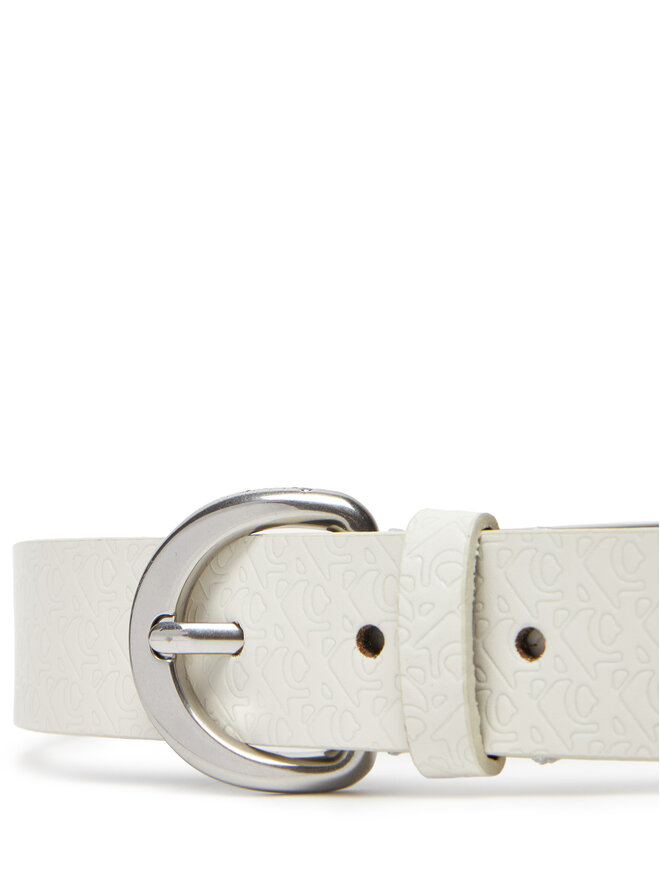 Calvin Klein Ζώνη Γυναικεία Calvin Klein Classic Buckle Aop 30Mm LV04K7019G Λευκό