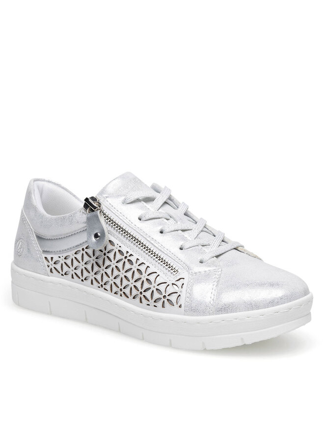 Remonte Sneakersy Remonte D5830-91 Stříbrná