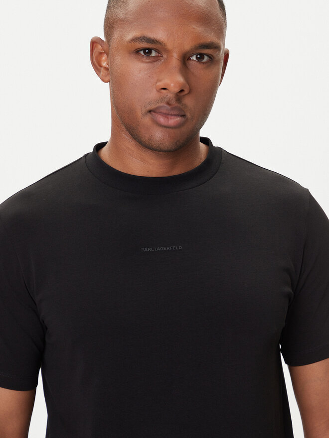 KARL LAGERFELD KARL LAGERFELD Camiseta 755051 554235 Negro Regular Fit