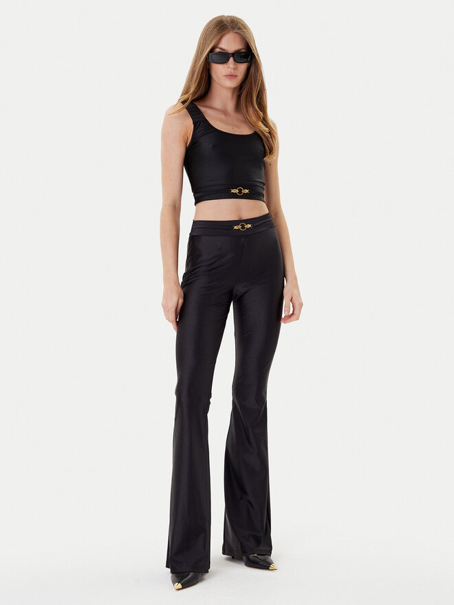 Just Cavalli Just Cavalli Топ 78PAM2A6 Чорний Slim Fit