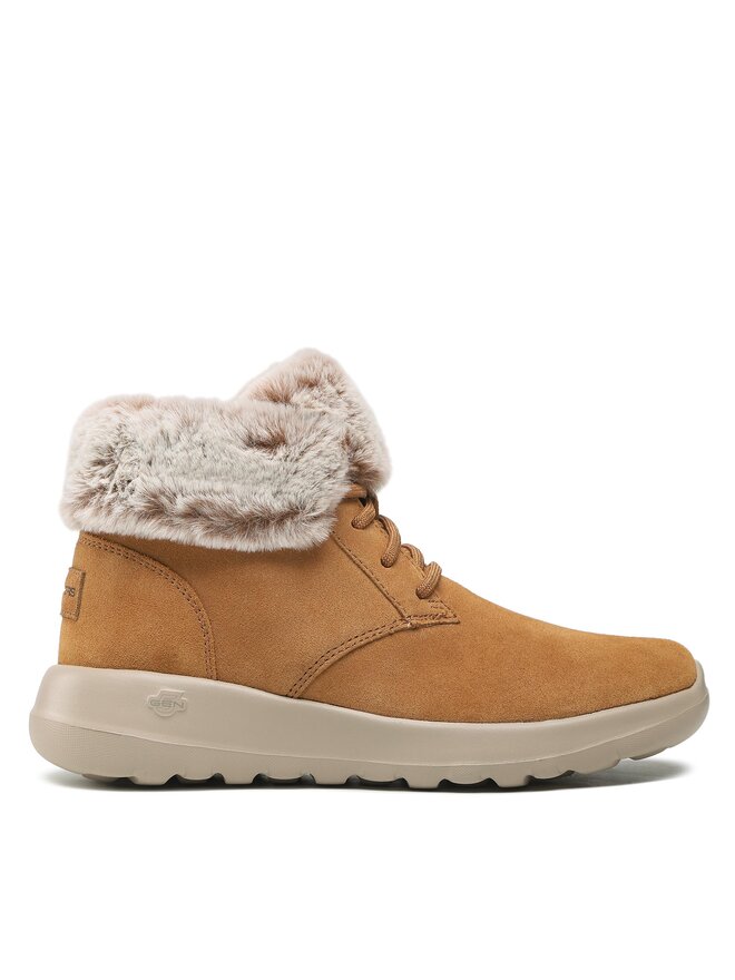 Skechers Členková obuv Skechers Plush Dreams 144042/CSNT Hnedá