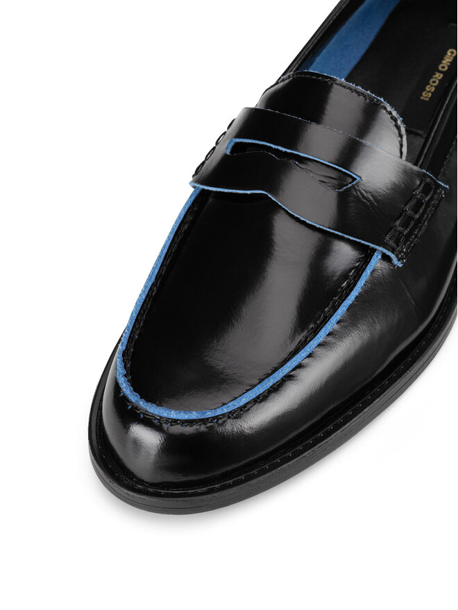 Gino Rossi Mokaszin Gino Rossi MONEY-E25-25420 Fekete