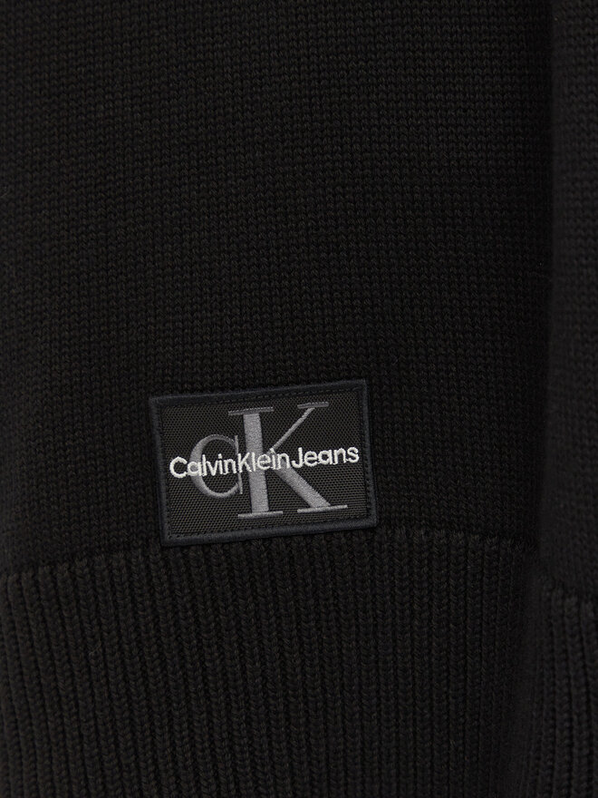 Calvin Klein Jeans Šál Calvin Klein Jeans Mono Logo Patch Scarf K50K512457 Černá